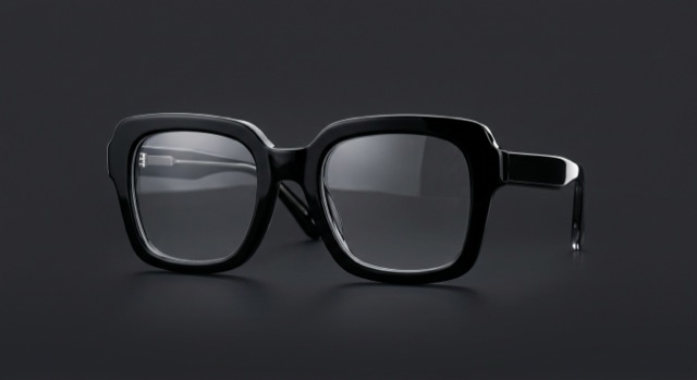Oversized black optical frames