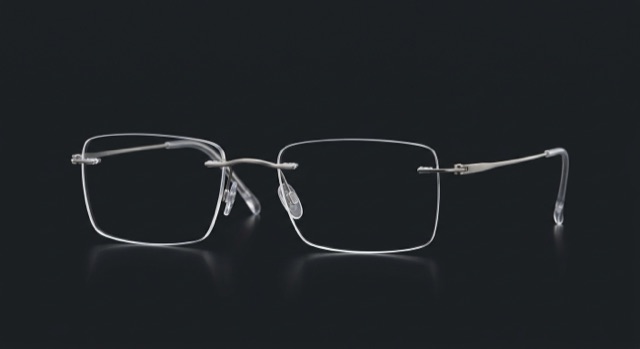 Titanium rimless optical frames