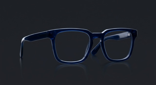 Square navy optical frames